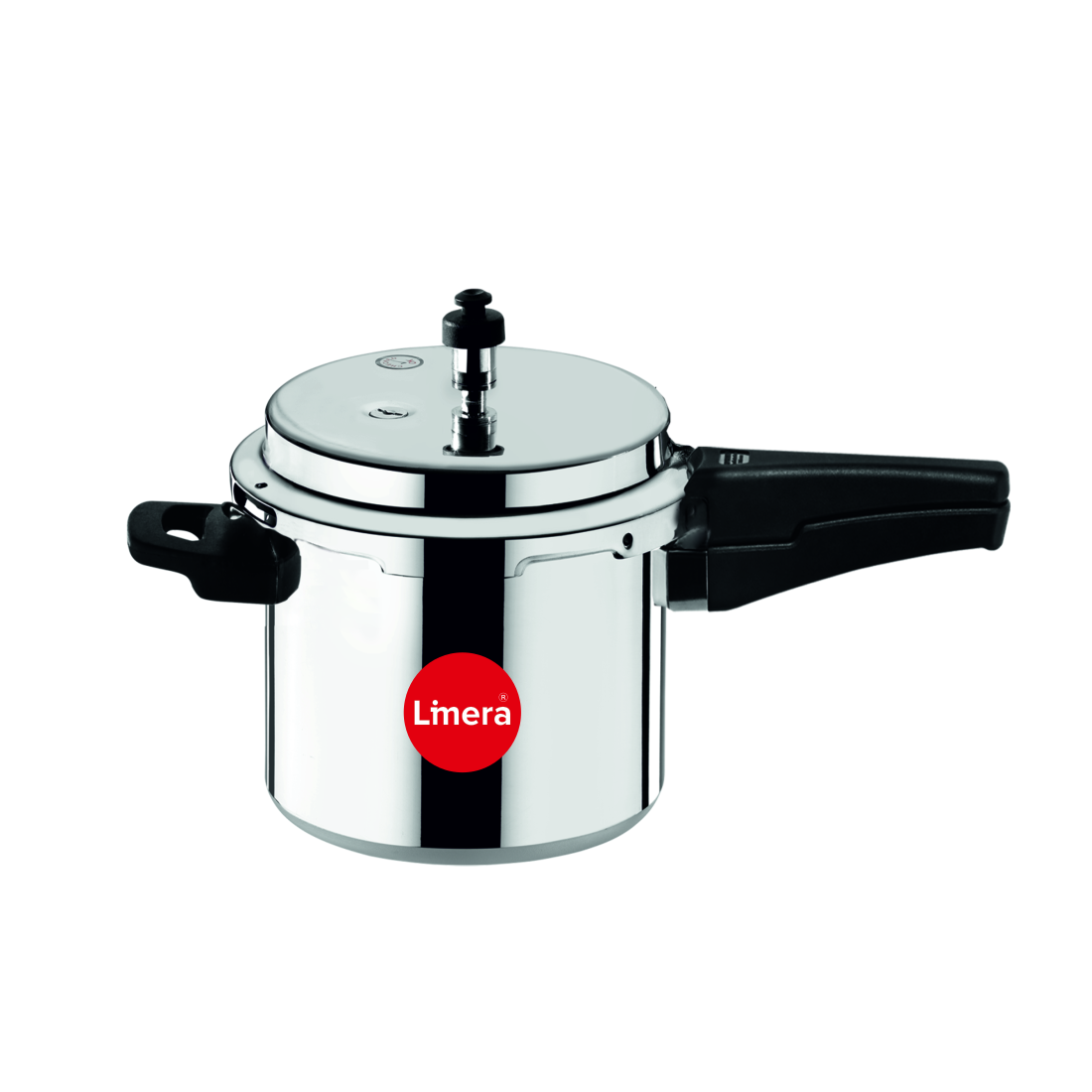 Limera Ixora Aluminum 10 Litres Gas Compatible Outer Lid Pressure Cooker (Silver)