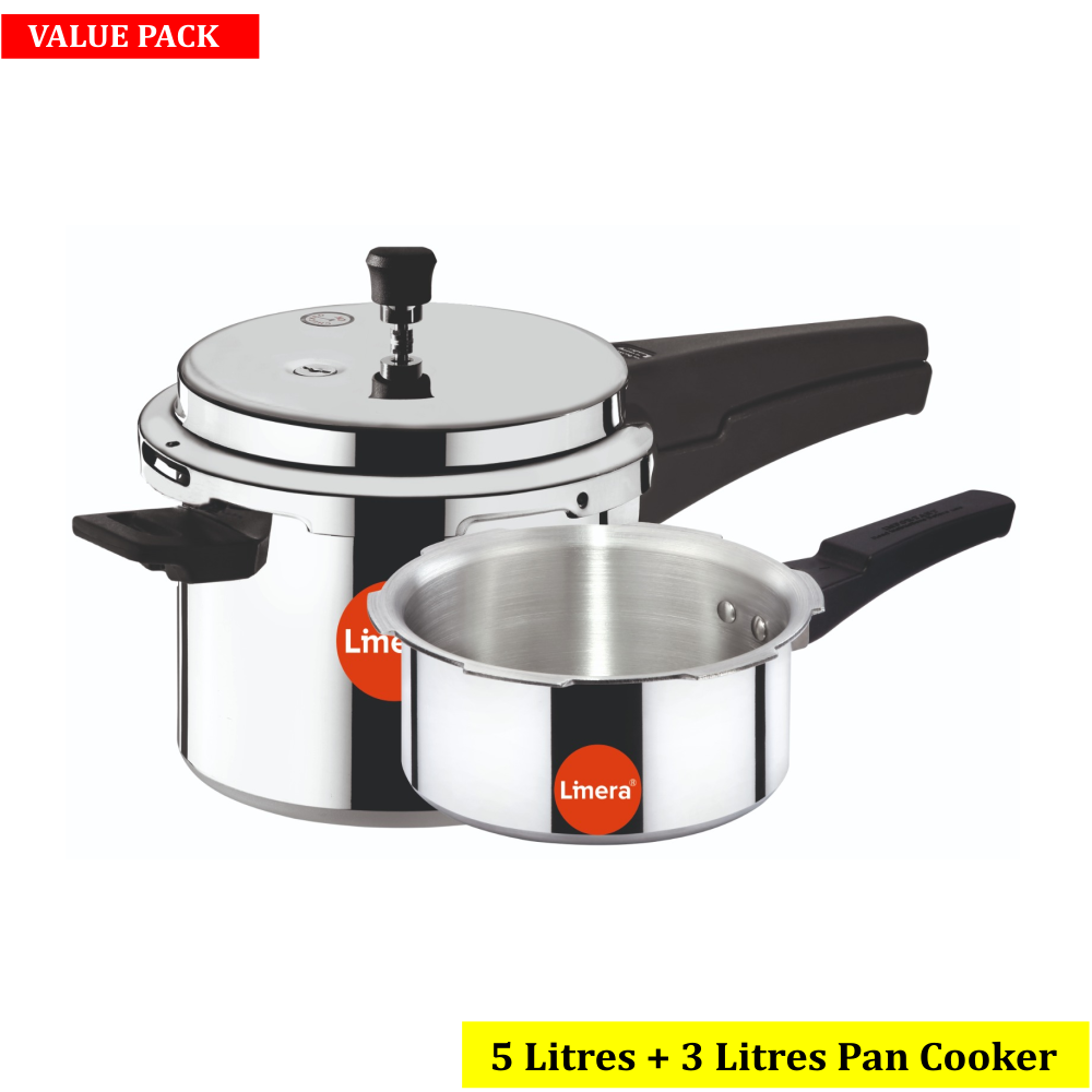 Limera Ixora Aluminum Combo 5 LITRES + 3 LITRES PAN