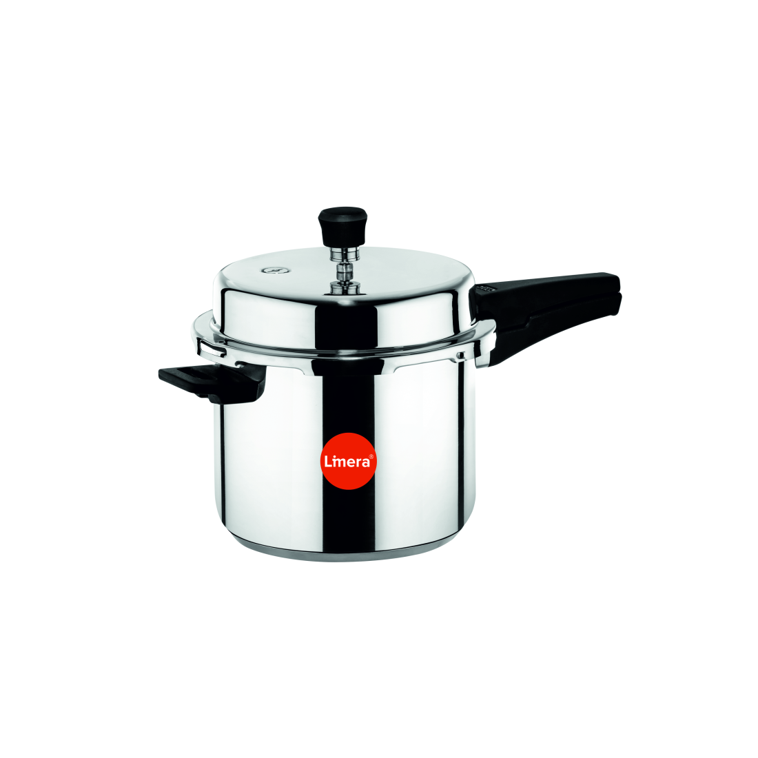 Limera Premio 2 Liters Stainless Steel Gas and Induction compatible Pressure Cooker (Silver)