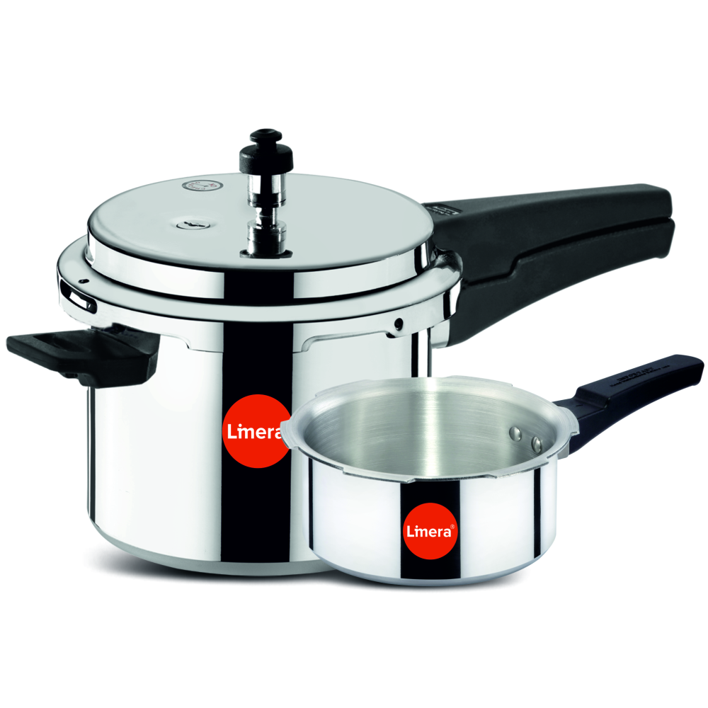 Limera Ixora Aluminum Combo 3 LITRES + 2 LITRES COOKER