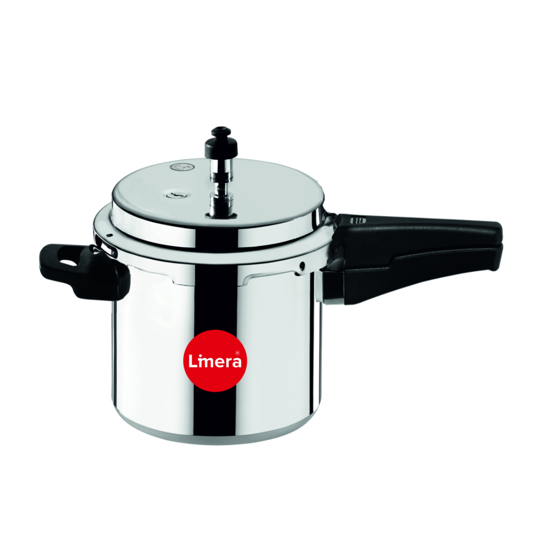 Limera Ixora Aluminum 12 Liters Gas Compatible Outer Lid Pressure Cooker (Silver)